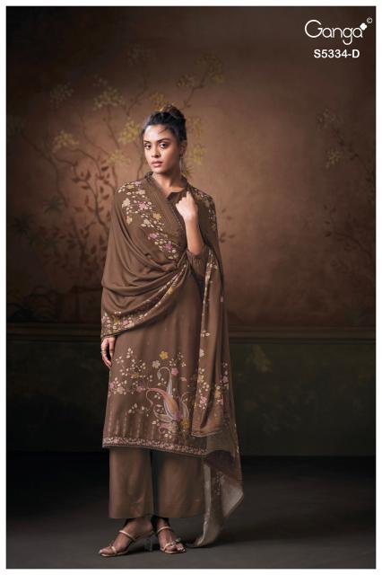 Ganga gavira 5334 buy dress materials wholesale online